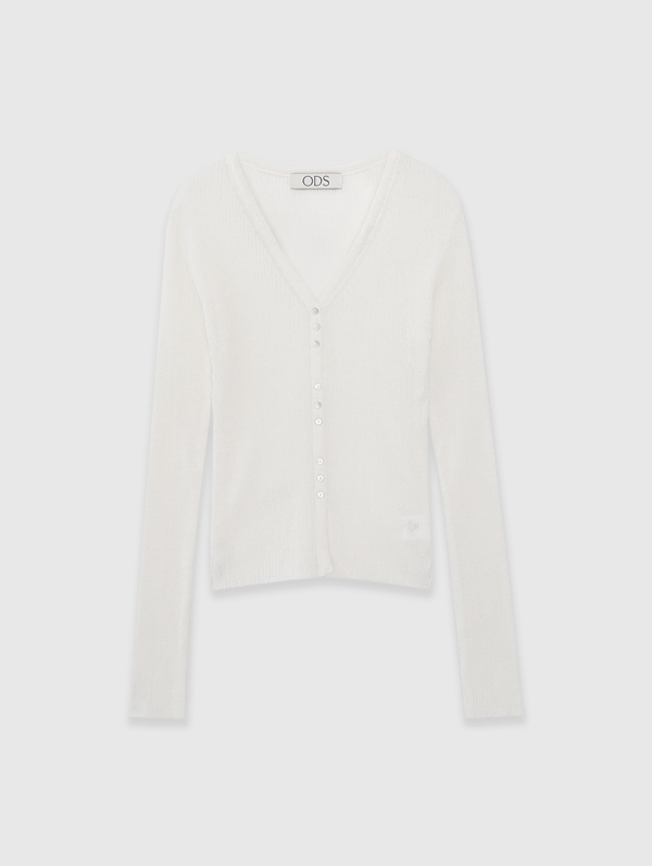 LINEN LIMITED CARDIGAN (IVORY)
